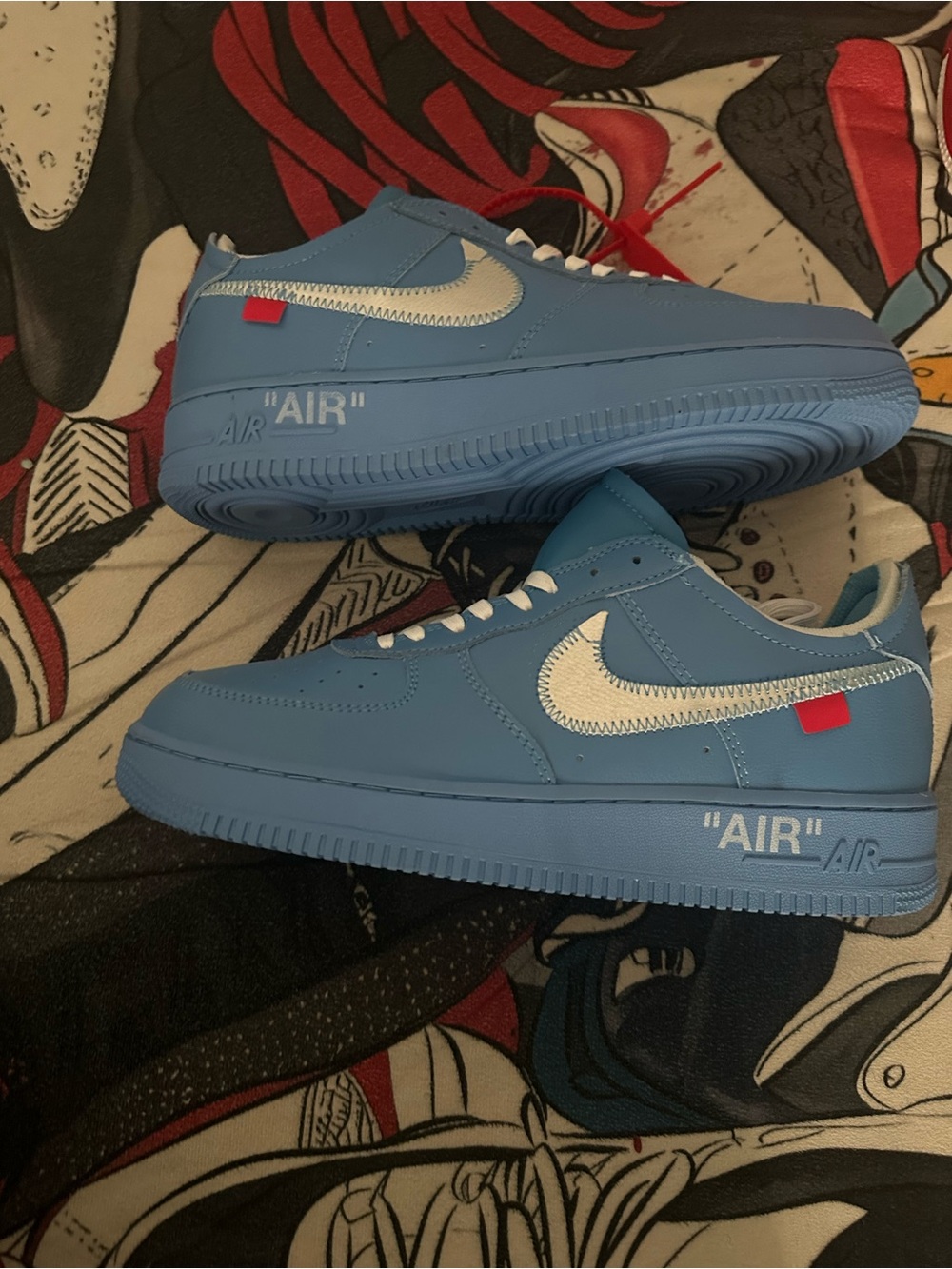Off white air force one university blue - Picture 2 of 4